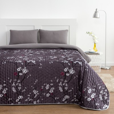 Покрывало "Этель" шёлк евро Сакура 200х220 см, искусственный шёлк 100% п/э