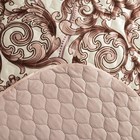 Покрывало "Этель" шёлк 2 сп. Восточный узор 180х220 см, искусственный шёлк 100% п/э - Фото 3