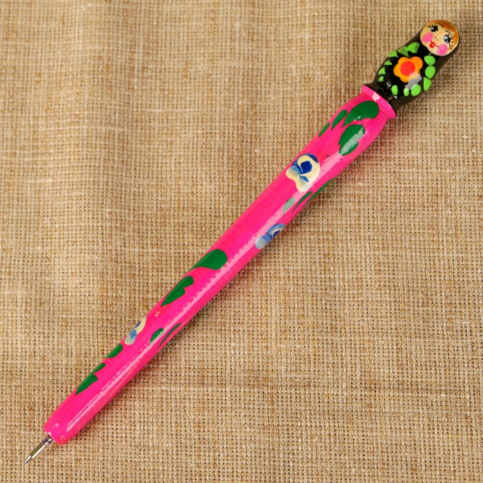 Ручка «Матрёшка», 1,5х16 см, микс - фото 1899614806