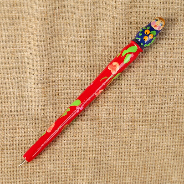 Ручка «Матрёшка», 1,5х16 см, микс - фото 1899614807