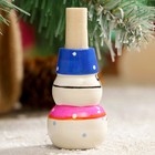 Свистулька из дерева «Снеговик», 3×7 см, ручная роспись, МИКС - Фото 3