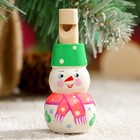 Свистулька «Снеговик», 3х7 см, микс, ручная роспись - Фото 4