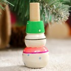 Свистулька из дерева «Снеговик», 3×7 см, ручная роспись, МИКС - Фото 6