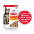 Влажный корм Hill's SP Cat для кошек, курица в соусе, пауч, 85 г - фото 9724048