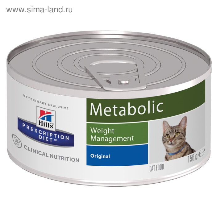 Влажный корм Hill's PD Metabolic для кошек, контроль веса, 156 г - Фото 1
