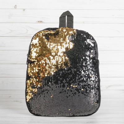 Мягкий рюкзак «Хамелеон», цвет чёрно-золотой