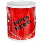 Кружка сублимация, 350 мл "Super Hero", Человек-паук - фото 9672226