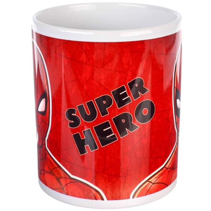 Кружка сублимация, 350 мл "Super Hero", Человек-паук - фото 1884862251