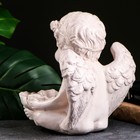 Фигура-подсвечник гипс «Ангел с кувшинкой», 23×23×27 см, состаренный - Фото 4