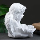 Фигурка- подсвечник на 1 свечу «Ангел с кувшинкой», 23×23×27 см, белый - Фото 4