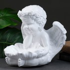 Фигурка- подсвечник на 1 свечу «Ангел с кувшинкой», 23×23×27 см, белый - Фото 6
