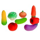 Набор резиновых игрушек «Овощи» - фото 8357561