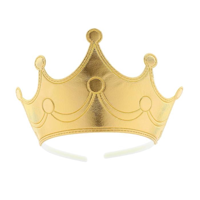 Карнавальная корона «Царевна», на ободке, цвет золотой - Фото 1