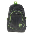 Рюкзак молодежный Sport Star 2 отдела, 2 наружных кармана, 2 боковых кармана, зеленый - Фото 1
