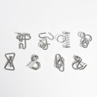 Головоломка металлическая Puzzle «Загадки детективов» набор 8 шт. - Фото 6