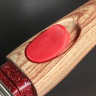 Сковорода-гриль литая «Рубин», 24×3,5 см, стеклянная крышка, съёмная ручка, антипригарное покрытие, индукция, цвет бордовый - Фото 8