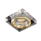Встраиваемый светильник Novotech, 50 Вт, GX5,3, 12 В, 60x60 мм, d=60 мм, цвет золото - фото 298063596