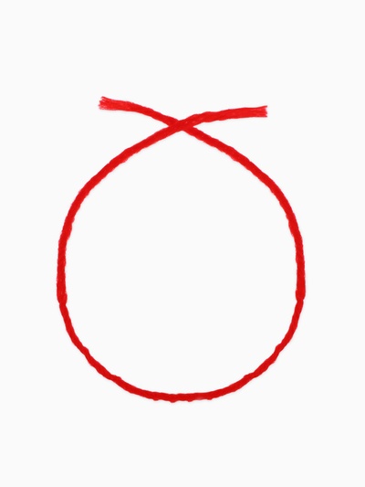 Браслет-оберег «Красная нить», 30 см