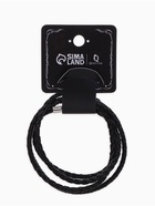 Браслет унисекс «Кожаное плетение», цвет чёрный с серебром, 82 см - Фото 8