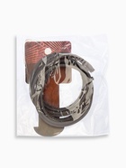 Браслет кожаный «Резной», чёрный с чернёным серебром, 44 см - Фото 10