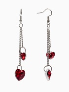 Серьги из стекла «Яркий день» сердце, миксы 3488250