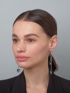 Серьги из стекла «Яркий день» сердце, миксы 3488250