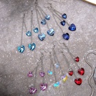 Серьги из стекла «Яркий день» сердце, миксы - Фото 6