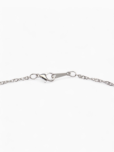 Гарнитур 3 предмета: серьги, кулон, кольцо безразмерное «Эдель» цветы, цвет синий в серебре, 50 см