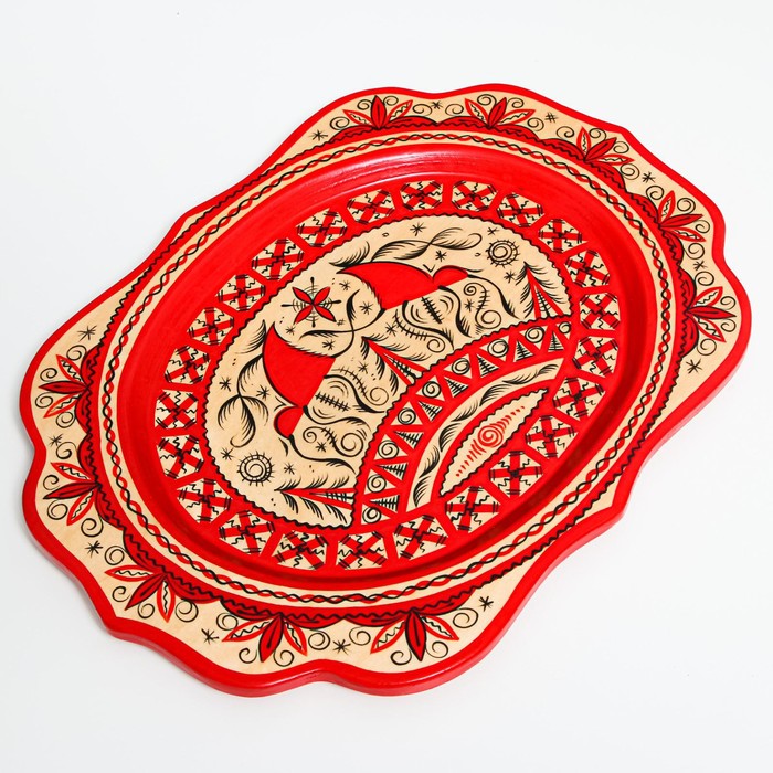 29 05 2021. 29 05 2021. Фигурный поднос. Старый борок роспись. Старый борок роспись.