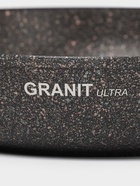 Сковорода KUKMARA Granit Ultra original, d=28 см, пластиковая ручка, антипригарное покрытие, алюминий, чёрная - Фото 4