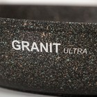 Сковорода Granit Ultra original, d=26 см, пластиковая ручка, антипригарное покрытие, цвет чёрный - Фото 7