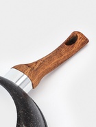 Сковорода KUKMARA Granit Ultra original, d=24 см, пластиковая ручка, антипригарное покрытие, литой алюминий, коричневая - Фото 5