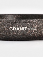 Сковорода KUKMARA Granit Ultra original, d=22 см, пластиковая ручка, антипригарное покрытие, литой алюминий, коричневая - Фото 3