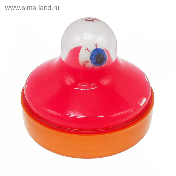 Слизь с игрушкой МИКС "Монстр", розовый флюр, 150 мл - Фото 1