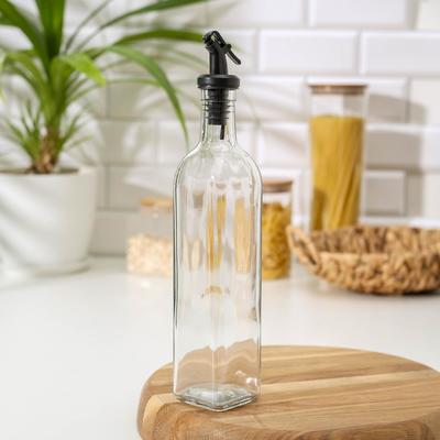 Бутыль для соусов и масла «Стиль», 500 мл, 6,5×6,5×24,5 см