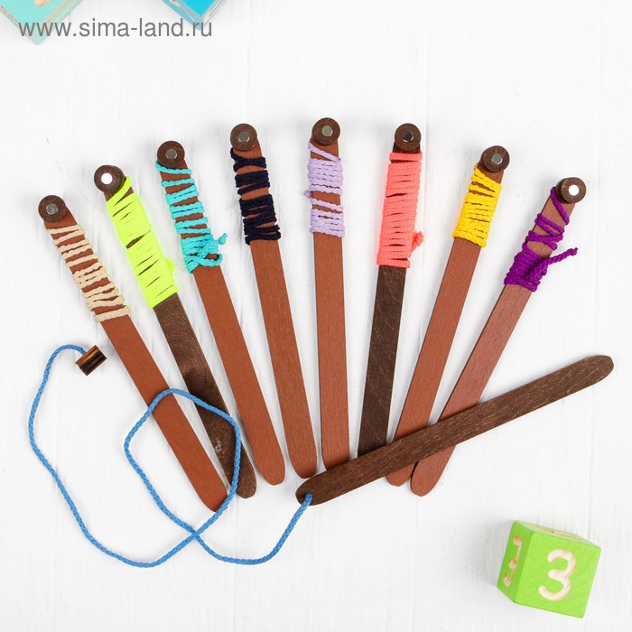 Удочка магнитная, размер удилища 20×1.5 см, длина шнурка — 50 см, МИКС - Фото 1