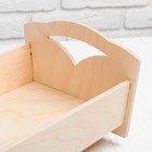 Мебель деревянная для куклы "Кроватка-качалка" (большая)   01904 - Фото 3