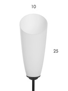 Торшер напольный BayerLux «Симпл», 2×15 Вт, E27, черный, 37×28×154 см - Фото 5