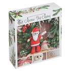 Новогодняя игрушка «Дедушка мороз», набор для вязания, 15 × 13 × 4 см - Фото 2