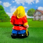 Садовая фигура "Гном с баклажанами" 37х15х21см - Фото 3