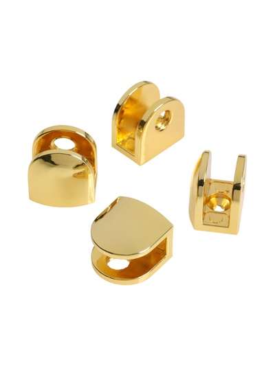 Полкодержатель P108GP, до 8 мм, цвет золото, 4 шт.