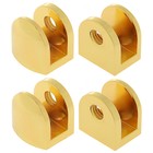 Полкодержатель P110GP, 22×23×20 мм, 4 шт. в наборе, цвет золото - Фото 1