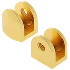 Полкодержатель P110GP, 22×23×20 мм, 4 шт. в наборе, цвет золото - Фото 2