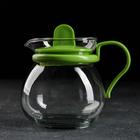 Чайник стеклянный заварочный «Теплота», 400 мл, цвет МИКС - фото 318099661