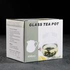 Чайник стеклянный заварочный «Теплота», 400 мл, цвет МИКС - Фото 3