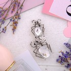 Брошь «Паучки», цвет белый в серебре - Фото 1