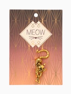 Брошь «Кошка грациозная», цвет зелёный в чернёном золоте - Фото 4