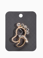 Брошь «Ножки», цвет белый в золоте 3443556