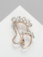 Брошь «Ножки», цвет белый в золоте 3443556