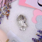 Брошь «Сова» удивленная, цвет зеленый в серебре - Фото 2